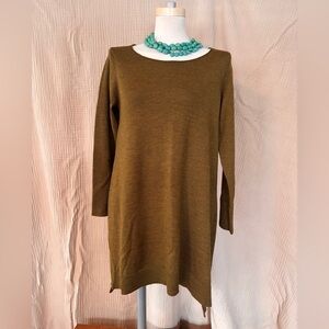 Eileen Fisher Long Sleeve Brown Sweater